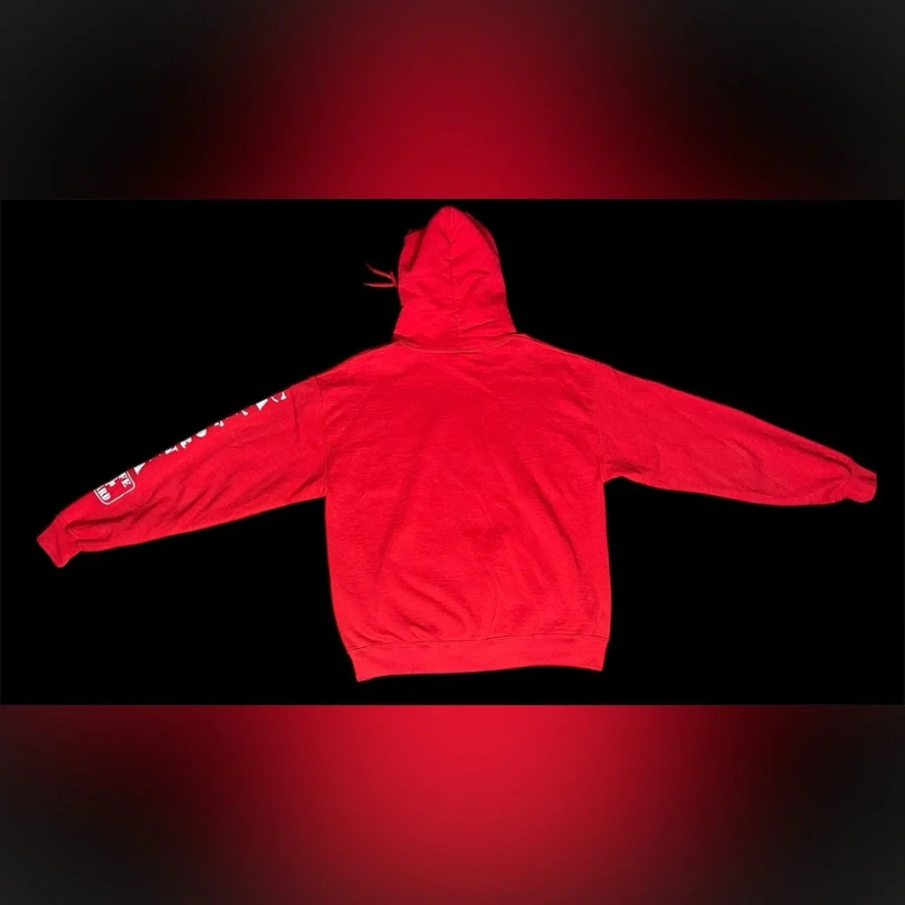 Men’s‎ Sz M Red California Lifeguard Hoodie.
